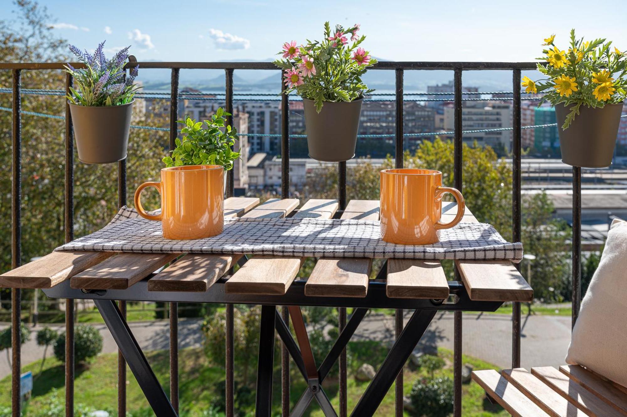 Apartamento En El Corazon De La Ciudad Junto A Las Estaciones Santander Bagian luar foto